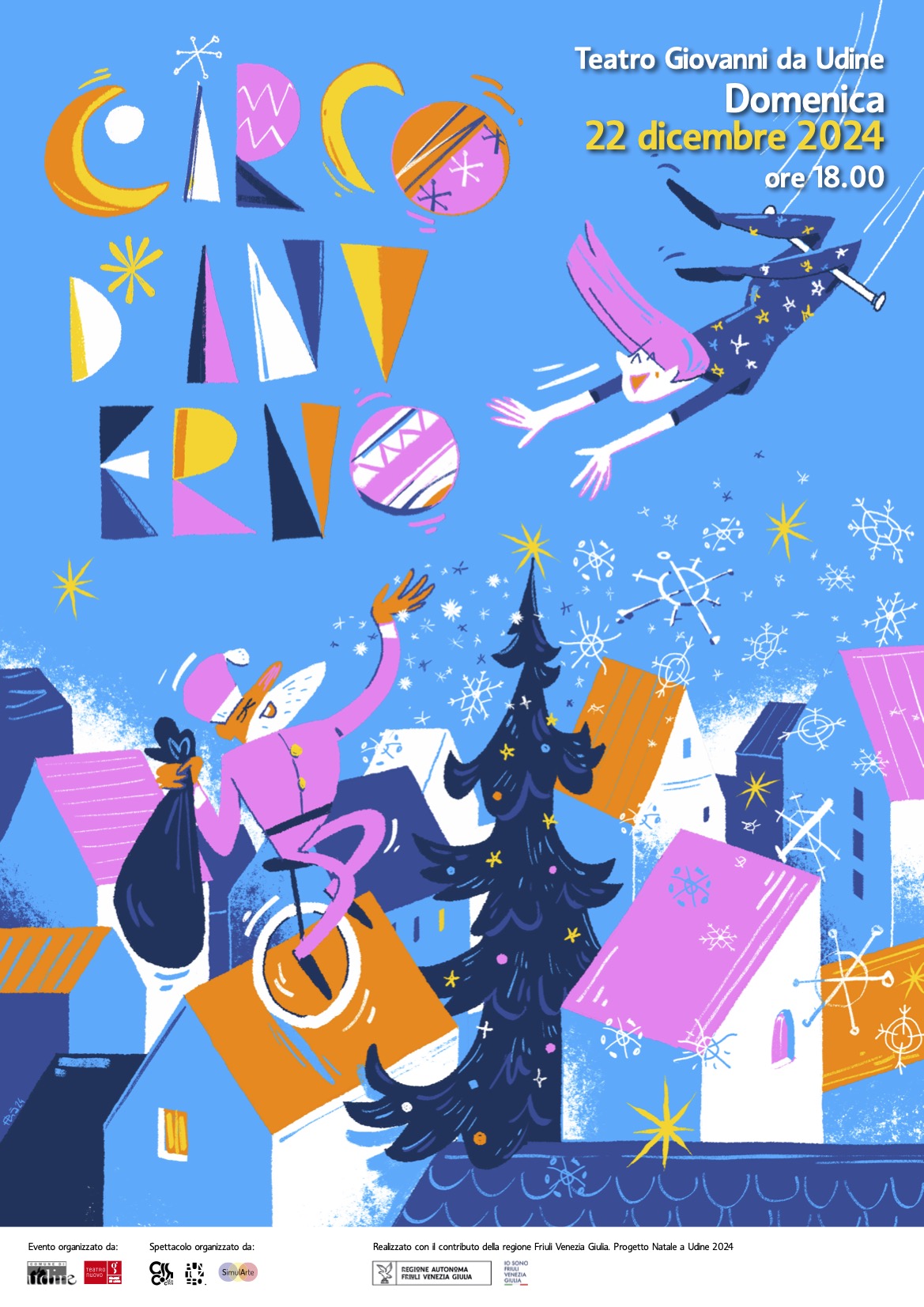 Un cabaret circense offerto dalla città di Udine per Natale