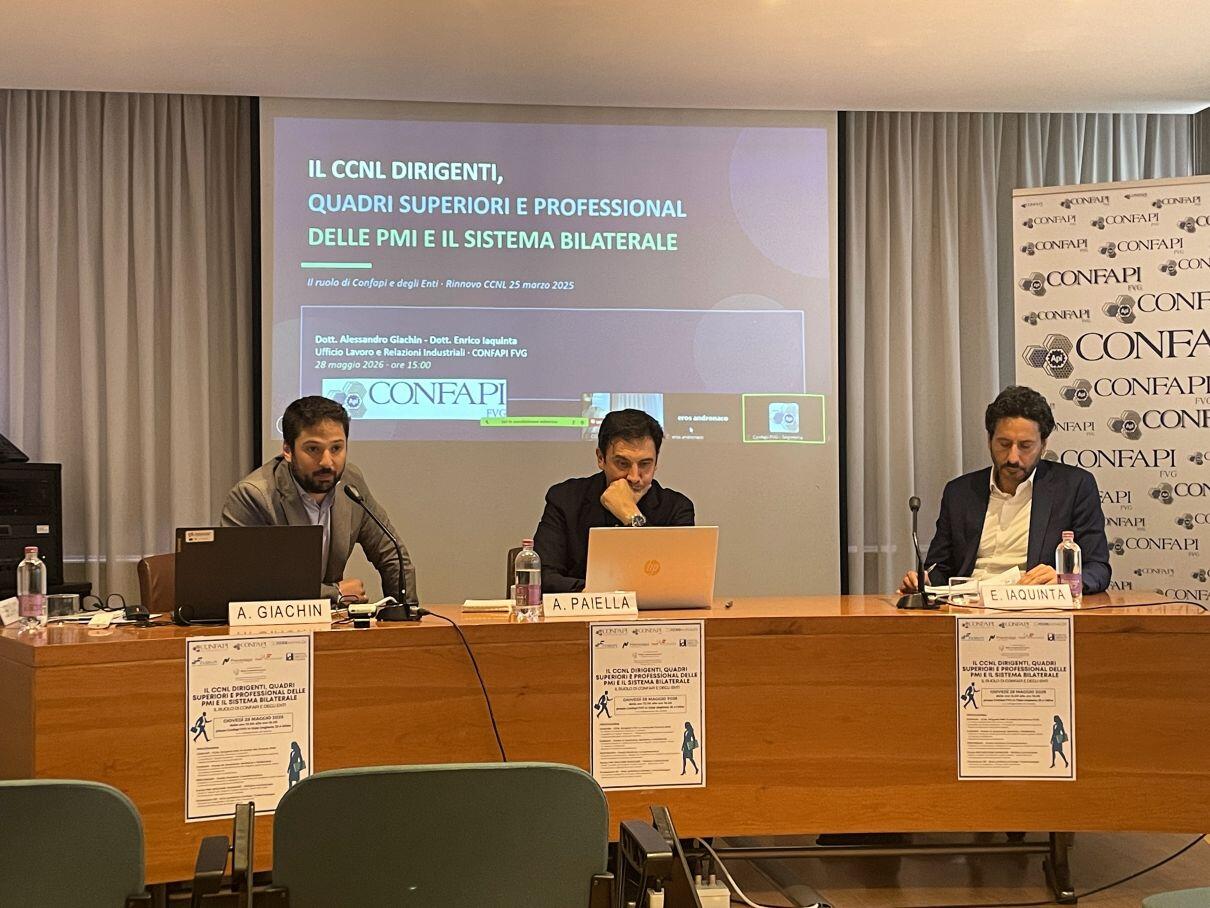 Convegno sul CCNL Dirigenti, Quadri Superiori e Professional delle PMI